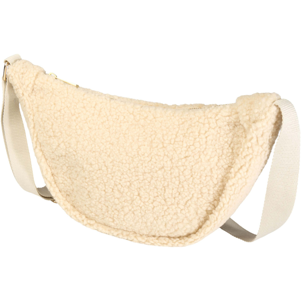 Logotrade promotional item image of: Bear GRS recycled sherpa crossbody bag 3L